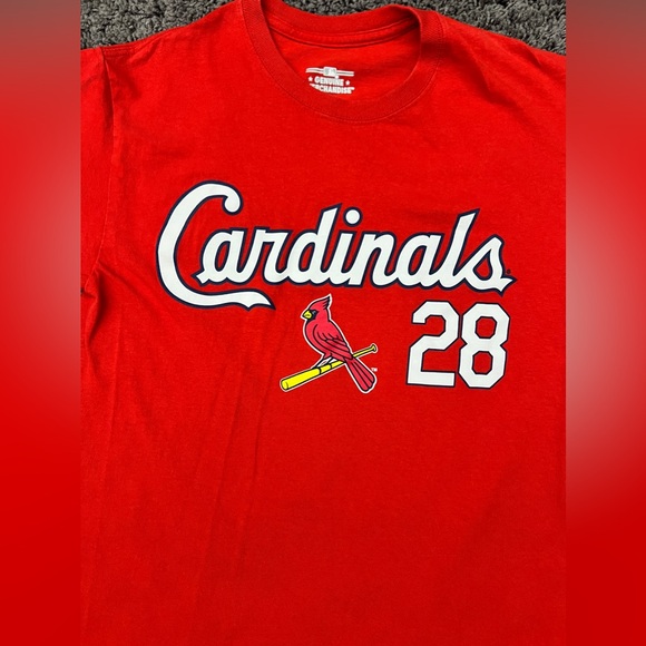 Nolan Arenado T-shirt St. Louis Cardinals #28 MLB Genuine Merchandise Size Small - Picture 2 of 6